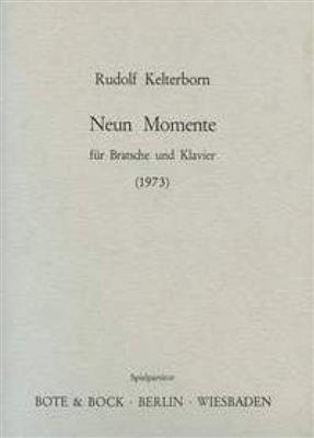 Rudolf Kelterborn: Nine Moments: Alto et Accomp.