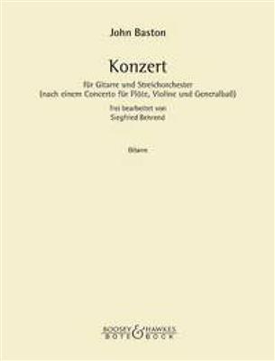 John Baston: Concerto: (Arr. Siegfried Behrend): Orchestre à Cordes et Solo