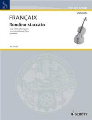 Jean Françaix: Rondino staccato: (Arr. Maurice Gendron): Violoncelle et Accomp.