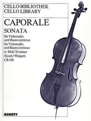 Andrea Caporale: Sonata D Minor: Violoncelle et Accomp.