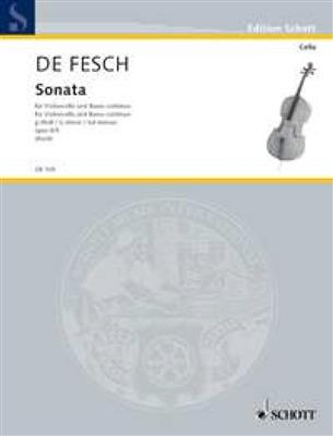 Willem de Fesch: Sonate G: Violoncelle et Accomp.