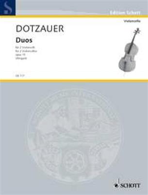 Friedrich Dotzauer: Duos Opus 15 2Vcl.: Duo pour Violoncelles