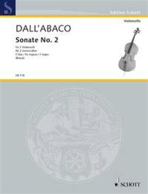 Joseph Marie Clement Ferdinand Dall'Abaco: Sonata No. 2 F Major: Duo pour Violoncelles