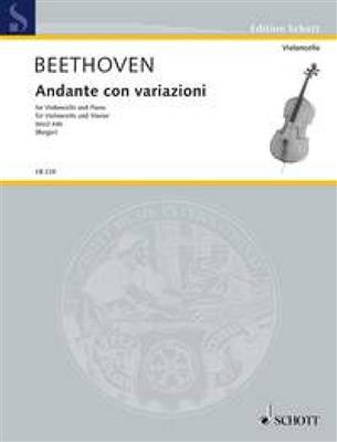 Ludwig van Beethoven: Andante Con Variazioni: (Arr. Julius Berger): Violoncelle et Accomp.