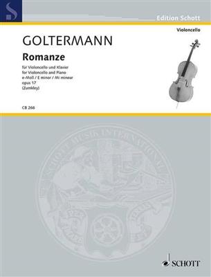 Georg Goltermann: Romanze op. 17: (Arr. Fritz Zumkley): Violoncelle et Accomp.