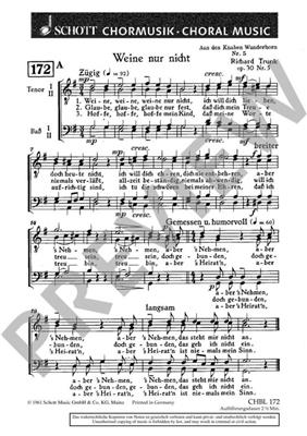 Richard Trunk: 6 Lieder aus des Knaben Wunderhorn op. 30: Voix Basses et Accomp.