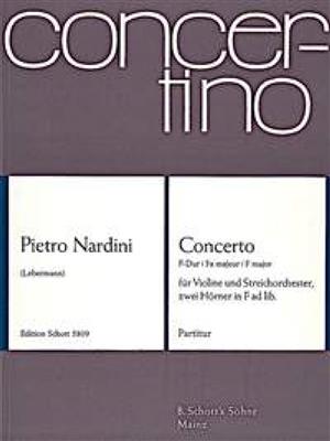 Pietro Nardini: Concerto F Major op. 1/3: Orchestre à Cordes et Solo