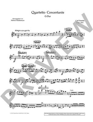 Carl Stamitz: Quartet Concertante G Major: Quatuor à Cordes