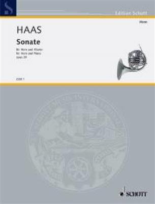Josef Haas: Sonata op. 29: Cor Français et Accomp.