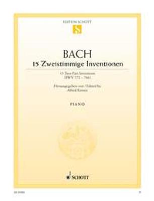 Johann Sebastian Bach: Inventionen 2St.: Solo de Piano