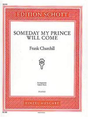 Frank Churchill: Someday My Prince Will Come: (Arr. Gabriel Bock): Solo de Piano