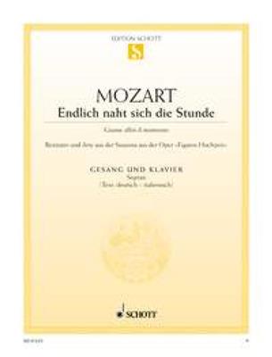 Wolfgang Amadeus Mozart: Endlich Naht Sich Die Stunde: Chant et Piano