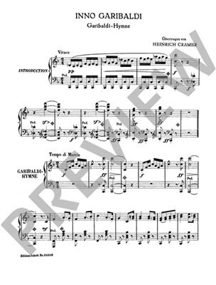 Garibaldi-Hymne: Solo de Piano