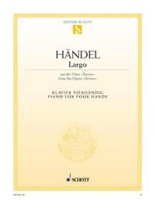 Georg Friedrich Händel: Largo: Piano Quatre Mains