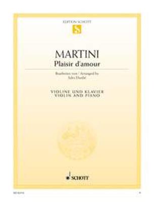 Giovanni Battista Martini: Plaisir D'Amour: Violon et Accomp.
