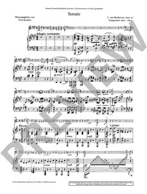 Ludwig van Beethoven: Sonate Op.47 (Kreutzer): Violon et Accomp.
