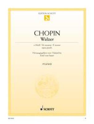 Frédéric Chopin: Waltz in E minor Opus posthume: Solo de Piano