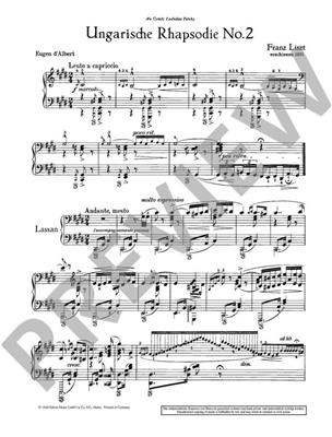 Franz Liszt: Ungarische Rhapsodie 02: Solo de Piano