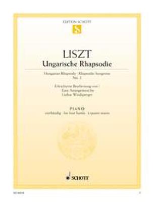Franz Liszt: Ungarische Rhapsodie 02: Piano Quatre Mains