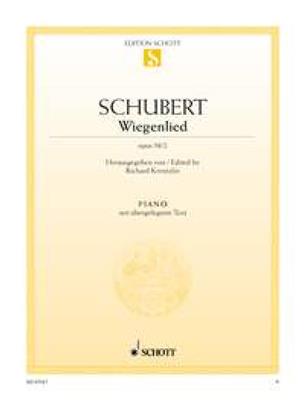 Franz Schubert: Wiegenlied Opus 98/2: Solo de Piano