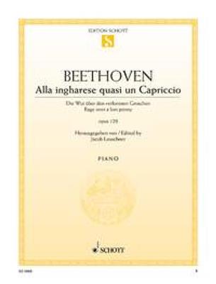 Ludwig van Beethoven: Rondo A Capriccio G Opus 129: Solo de Piano