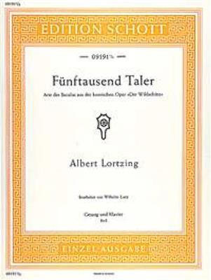Albert Lortzing: Der Wildschütz: Contrebasse et Accomp.