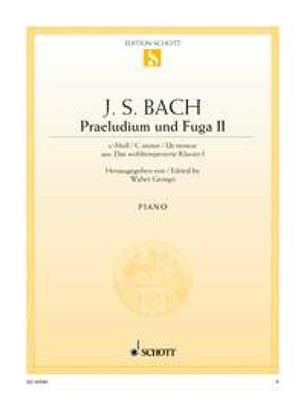 Johann Sebastian Bach: Das wohltemperierte Klavier I BWV 847: Solo de Piano