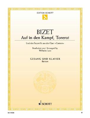 Georges Bizet: AUF IN DEN KAMPF TORERO: Orchestre et Voix