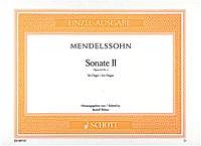Felix Mendelssohn Bartholdy: Sonate 2 Opus 65/2: Orgue
