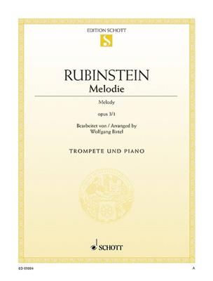 Anton Rubinstein: Melodie op. 3/1: Trompette et Accomp.