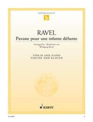 Maurice Ravel: Pavane pour une infante défunte: Violon et Accomp.