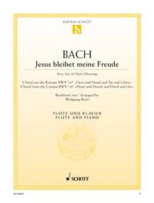 Johann Sebastian Bach: Jesus bleibet meine Freude: Flûte Traversière et Accomp.