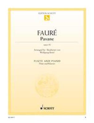 Gabriel Fauré: Pavane op. 50: Flûte Traversière et Accomp.