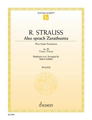 Richard Strauss: Also sprach Zarathustra: (Arr. Robert Schäfer): Solo de Piano
