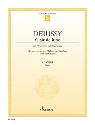Claude Debussy: Clair de lune: Solo de Piano