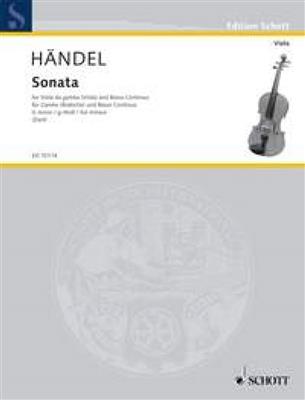 Georg Friedrich Händel: Sonata In G Minor For Viola: Alto et Accomp.
