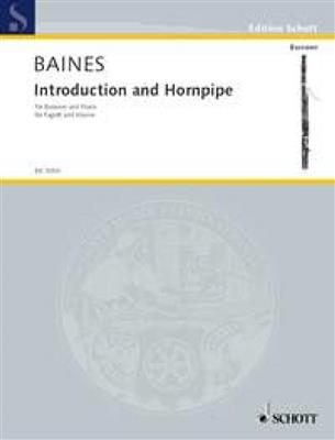 Francis Baines: Introduction & Hornpipe: Basson et Accomp.