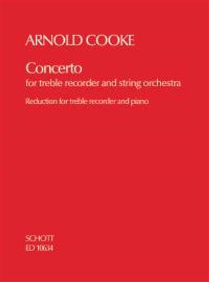 Arnold Cooke: Recorder Concerto: Orchestre à Cordes et Solo