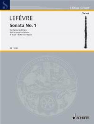 Jean-Xavier Lefèvre: Sonate 1: Clarinette et Accomp.