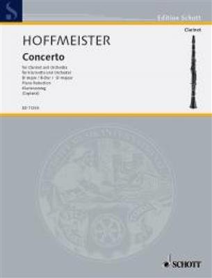 Franz Anton Hoffmeister: Concerto in Bb for Clarinet and Orchestra: Clarinette et Accomp.