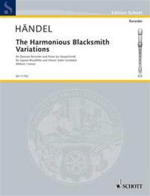 Georg Friedrich Händel: The Harmonious Blacksmith Variations: (Arr. Peter Ward Jones): Flûte à Bec Soprano et Accomp.