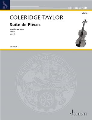 Samuel Coleridge-Taylor: Suite de Pièces op. 3: Violon et Accomp.