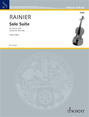 Priaulx Rainier: Solo Suite: Solo pour Alto