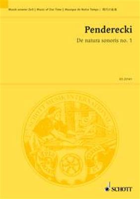 Krzysztof Penderecki: De natura sonoris no.1: Orchestre Symphonique