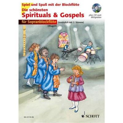 Die schönsten Spirituals & Gospels : (Arr. Klaus G. Koop): Flûte à Bec Soprano