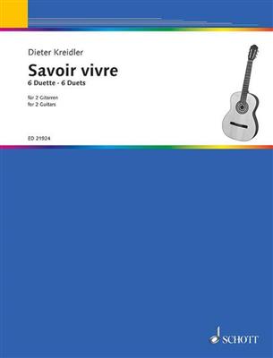 Dieter Kreidler: Savoir vivre: Duo pour Guitares