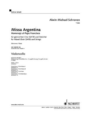 Alwin Michael Schronen: Missa Argentina: Chœur Mixte et Ensemble