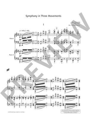 Igor Stravinsky: Symphony In Three Movements: (Arr. Richard Rijnvos): Duo pour Pianos