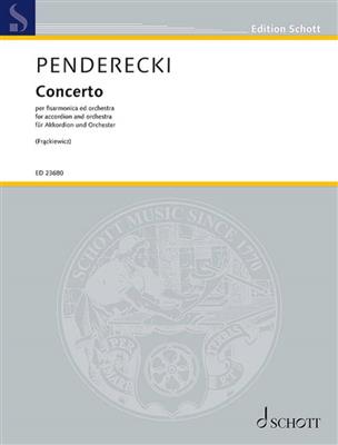 Krzysztof Penderecki: Concerto: Accordion et Accomp.