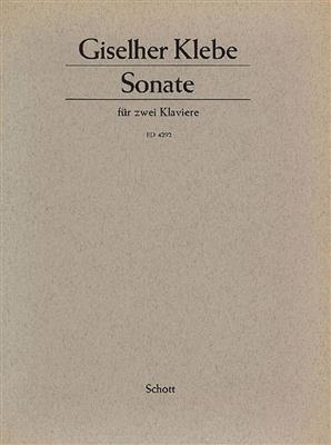 Giselher Klebe: Sonata op. 4: Duo pour Pianos